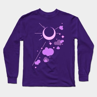 cute moon and stars Long Sleeve T-Shirt